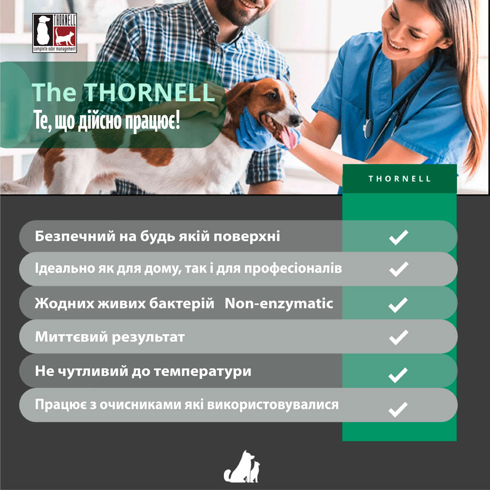 Нейтралізатор запаху тварин у вольєрах і розплідниках ODORCIDE® K.O.E