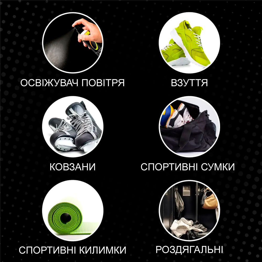 Засіб для видалення запаху взуття та кросівок ODORCIDE® Shoe & Sneaker Sweetner spray